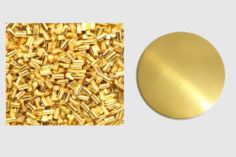 金靶及金颗粒